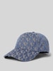 CK Calvin Klein Basecap mit Label-Strukturmuster Blau