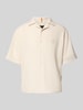 BOSS Orange Relaxed Fit Freizeithemd Lyocell-Mix Modell 'LAPISY' Sand