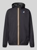 K-WAY regular fit jas met capuchon model 'Le Vrai' Zwart