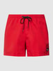 Quiksilver Badehose mit Label-Detail Rot
