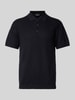 Cinque Regular Fit Poloshirt mit Strukturmuster Modell 'FLAVI' Marine