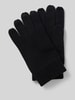 Polo Ralph Lauren Fingerhandschuhe aus reiner Wolle Black