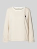 Tom Tailor Comfort fit sweatshirt met all-over motief Beige