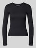 REVIEW Longsleeve mit Rundhalsausschnitt Black
