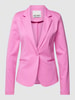 ICHI Blazer mit regulärem Schnitt und Reverskragen Pink