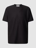 Selected Homme T-shirt met ronde hals Zwart