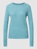Christian Berg Woman Strickpullover mit Rundhalsausschnitt Himmelblau