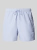 Calvin Klein Underwear Badehose mit Label-Stitching Flieder