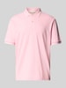 Gant Poloshirt mit Label-Stitching Pink