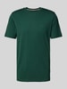 BOSS T-shirt met labelprint, model 'Thompson' Groen