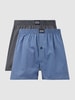 Jockey Boxershorts van katoen, per 2 verpakt Blauw