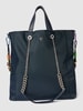 Stuff Maker Tote bag met labeldetail Marineblauw