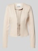 ICHI Regular Fit Blazer mit offener Vorderseite Modell 'KATE' Beige