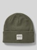 MSCH Copenhagen Beanie mit Label-Patch Modell 'Mojo' Khaki