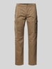 Replay Regular Fit Cargohose mit Knopfverschluss Beige