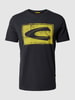 camel active T-Shirt mit Label-Print Anthrazit