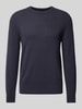 Marc O'Polo Regular Fit Strickpullover aus softem Bauwolle-Schurwolle-Mix Marine