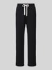 Don´t Waste Culture Loose Fit Sweathose aus reiner Baumwolle Modell 'LINO' Black