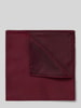 Blick Einstecktuch aus reiner Seide Bordeaux