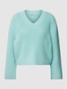 Tom Tailor Denim Strickpullover mit V-Ausschnitt Mint