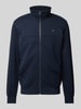 s.Oliver RED LABEL Sweatjacke mit Stehkragen Marine