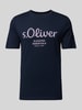 s.Oliver RED LABEL T-Shirt mit Rundhalsausschnitt Marine