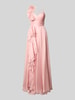 VM by Vera Mont Abendkleid mit Volants und Herz-Ausschnitt Hellrosa