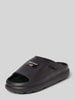 Polo Sport Slippers van leermix Zwart