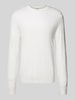 ARMANI EXCHANGE Strickpullover mit Rundhalsausschnitt Weiss