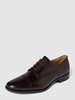 BOSS Buty derby ze skóry model ‘Colby’ Ciemnobrązowy
