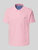 Fynch-Hatton Regular fit poloshirt met logostitching Roze