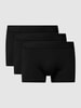 MCNEAL Boxershort met band met label in een set van 3 stuks Zwart