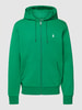 Polo Ralph Lauren Sweatjack met labelstitching Groen gemêleerd