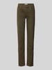 Angels Slim Fit Jeans im 5-Pocket-Design Modell 'CICI' Oliv