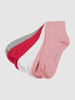 camano Sneakersocken im 7er-Pack Pink Melange