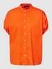 Risy & Jerfs Bluse mit Maokragen und Brusttasche Modell 'La Rochelle' Orange