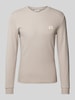 Calvin Klein Jeans Longsleeve mit Label-Stitching Sand