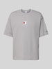 CHAMPION T-Shirt mit Label-Stitching Hellgrau