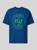 Lacoste T-shirt met ronde hals Blauw