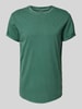 G-Star Raw T-shirt met labeldetail, model 'Lash' Petrol