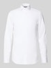 BOSS Slim Fit Business-Hemd mit Stretch-Anteil Modell 'Hank Hai' Weiss