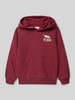s.Oliver RED LABEL Regular Fit Sweatshirt aus Baumwoll-Mix Bordeaux