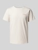 COLUMBIA T-Shirt mit Label-Print Sand