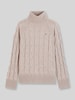Tommy Hilfiger relaxed fit coltrui van pure wol Beige