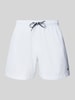 MCNEAL Relaxed Fit Badeshorts mit Logo-Stitching Weiss