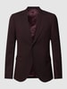 Tiger Of Sweden Regular Fit 2-Knopf-Sakko mit Reverskragen  Modell 'Jamonte' Bordeaux Rot