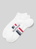 Tommy Hilfiger Socken mit Label-Print im 2er-Pack Weiss