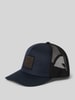 BOSS Trucker Cap mit Label-Patch Modell 'Elliot' Marine