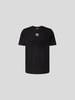 Diesel T-Shirt aus reiner Baumwolle Schwarz