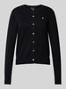 Polo Ralph Lauren Gebreide cardigan met logostitching Zwart